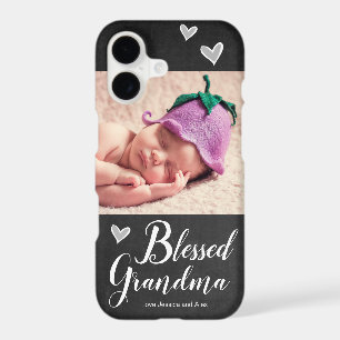 Blessed Grandma One Photo Chalkboard