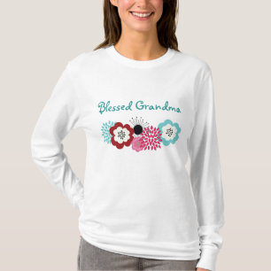 Blessed Grandma - Personalise the text T-Shirt