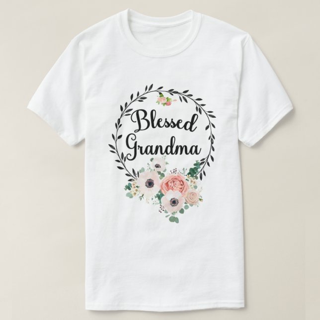 Blessed grandma shirt (Design Front)