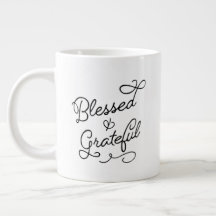 Blessed & Grateful Mug (20oz)