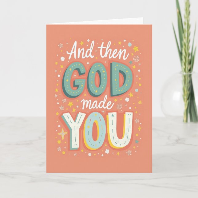 Blessed Handcrafted Birthday Card (Front)