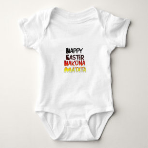 Blessed Happy Easter Hakuna Matata Holiday Season Baby Bodysuit