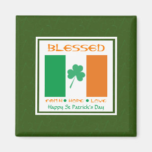 BLESSED Happy St Patrick's Day Magnet