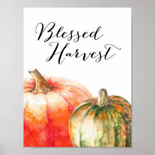 Blessed Harvest - Thanksgiving Poster