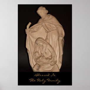 blessed is the holy family poster