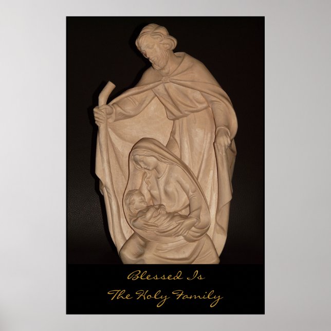 blessed is the holy family poster (Front)