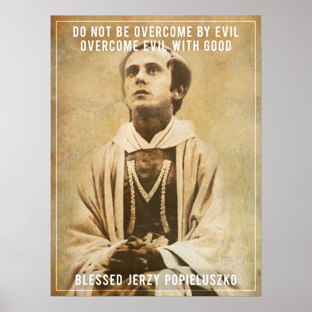 Blessed Jerzy Popiełuszko Poster (Front)