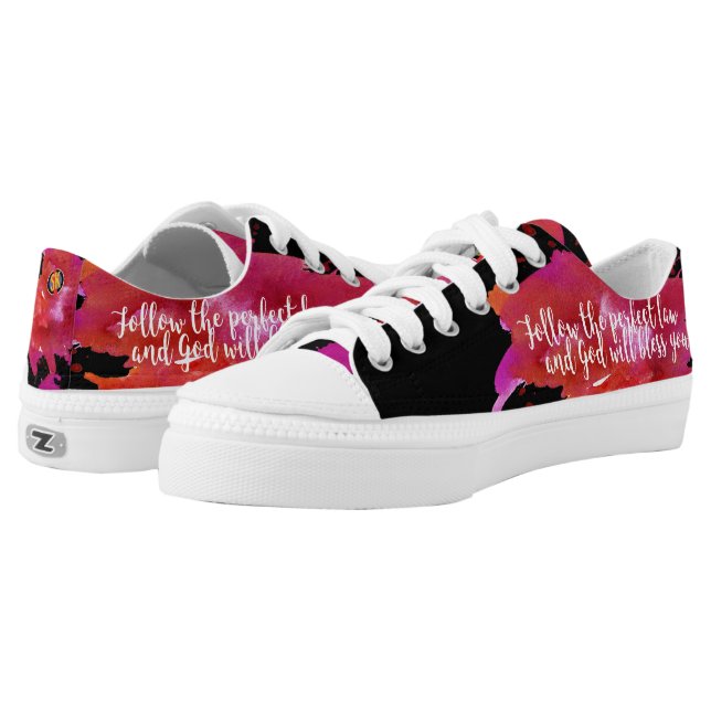 + "Blessed" LT Women's Printed Shoes (Pair)