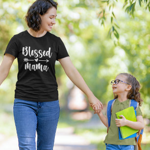 Blessed Mama Cute Mom T-Shirt