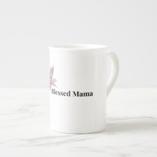 Blessed Mama Floral Coffee Mug