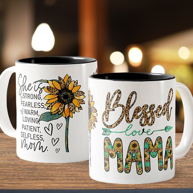 'Blessed Mama' Mother's Day Ceramic Mug (Creator Uploaded)