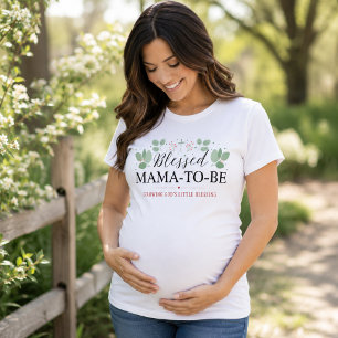 Blessed Mama-to-Be Christian Personalised T-Shirt
