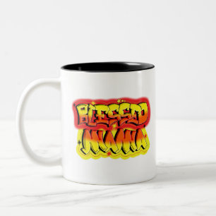 Blessed Mama Two-Tone Coffee Mug
