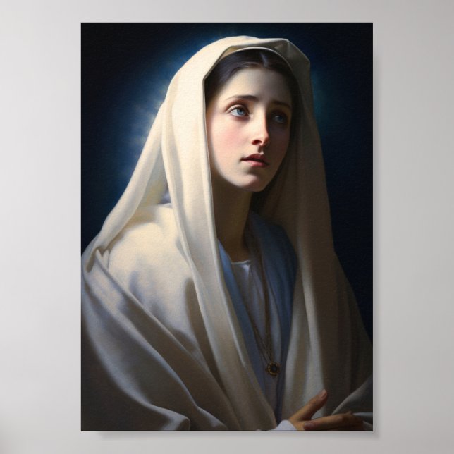 Blessed Mary Mother of God Painting Poster (Front)