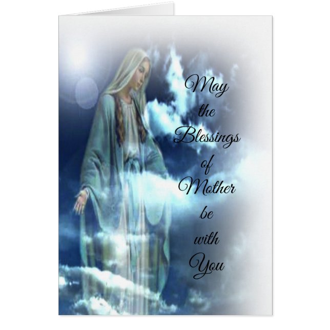 Blessed Mary Prayer card (Front)