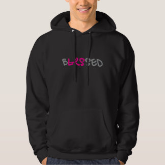 bLEssed mens hoodie/blk front Hoodie