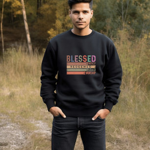 Blessed, Mercy, Redeemed, Loved & Worship Sweatshirt