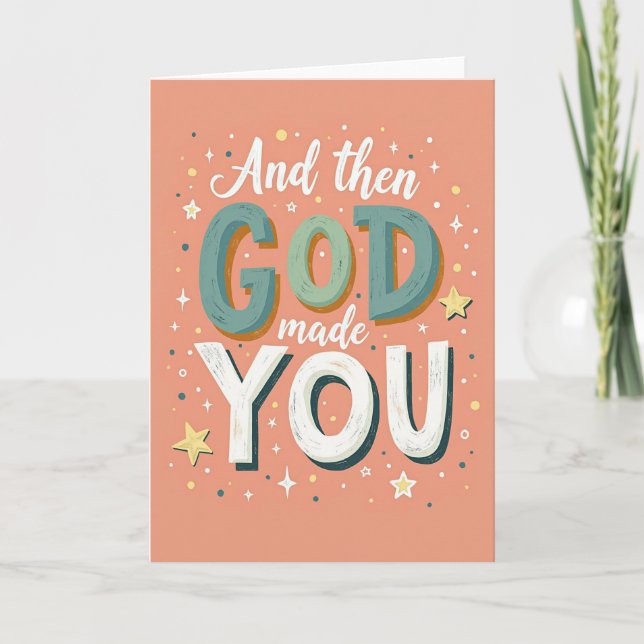 Blessed Message Birthday Card (Front)