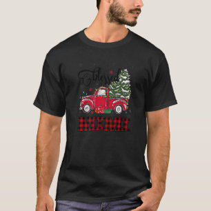Blessed Mimi Christmas Family Lights Truck Red Tr T-Shirt