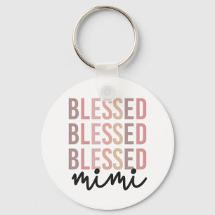 Blessed Mimi   Gifts for Mimi Grandma Key Ring