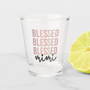 Blessed Mimi Gifts for Mimi Grandma Shot Glass