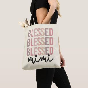 Blessed Mimi Gifts for Mimi Grandma Tote Bag