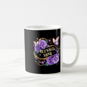Blessed Mimi Shirt For Women Lavender Rose Coffee Mug