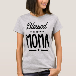 Blessed Moma - Mother's Day Grandma Gift T-Shirt
