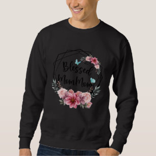 Blessed MomMom with Floral Mother s Day 2023 Sweatshirt