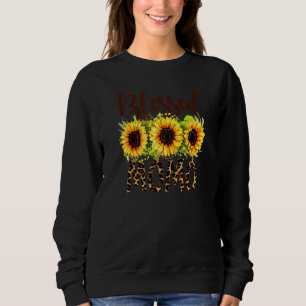 Blessed Momo Floral For Women Mothers Day Sweatshirt