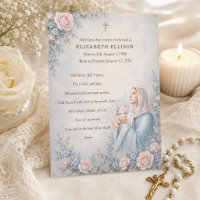 Blessed Mother Catholic Funeral Prayer Memorial