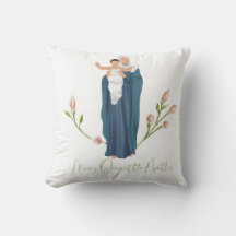 Blessed Mother, Home Decor, Pillows