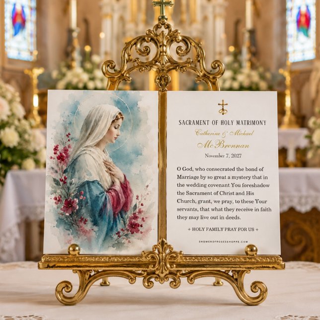 Blessed Mother Marian Holy Matrimony Favour (Creator Uploaded)