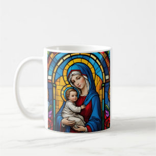 Blessed Mother Mary and Baby Jesus - Virgin Mary Coffee Mug