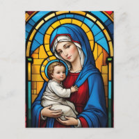 Blessed Mother Mary and Baby Jesus - Virgin Mary