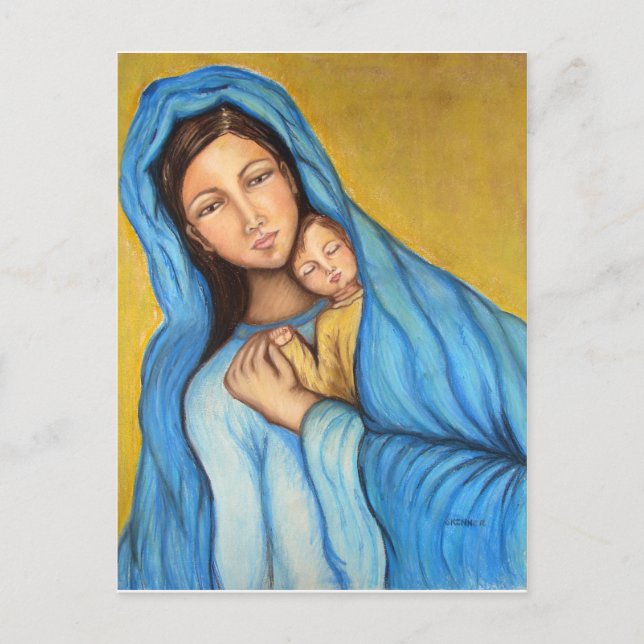 Blessed Mother Postcard (Front)