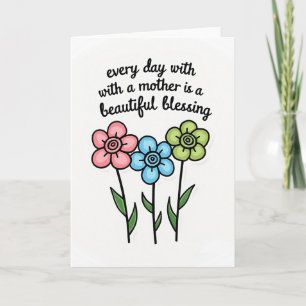 Blessed Mothers Day Art Card