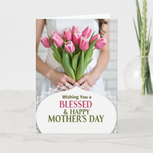 Blessed Mothers Day Floral Card