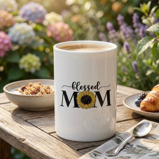 Blessed Mum  Bone China Mug (Creator Uploaded)