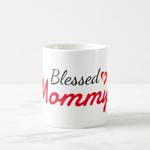 Blessed mum mama mother mummy, personalise coffee mug