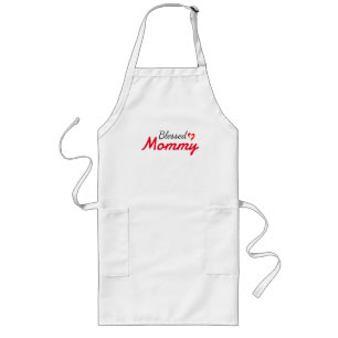 Blessed mum mama mother mummy, personalise  long apron