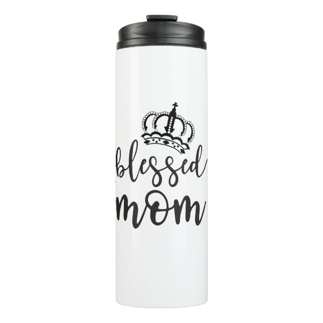 Blessed mum thermal tumbler (Front)