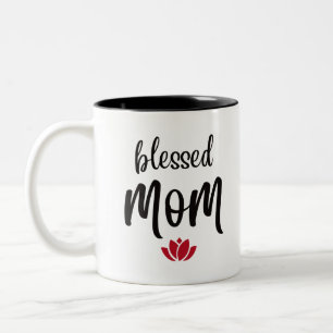 Blessed Mum Two-Tone Coffee Mug