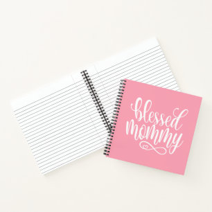 Blessed Mummy Mother's Day Quote   Notebook