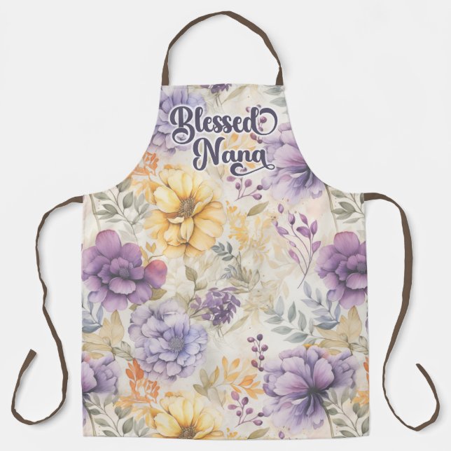 Blessed Nana All Over Print  Apron (Front)