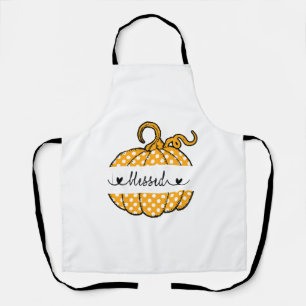 Blessed Nana Pumpkin Art Thanksgiving Halloween Apron
