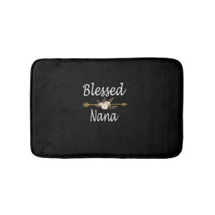 Blessed Nana Shirt Thanksgiving Christmas Bath Mat