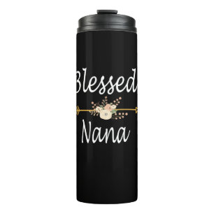 Blessed Nana Shirt Thanksgiving Christmas Thermal Tumbler