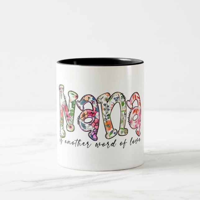 Blessed Nanna Two-Tone Coffee Mug (Center)