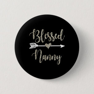 Blessed Nanny Mother’s Day 2024 Grandma Leopard Wo 6 Cm Round Badge